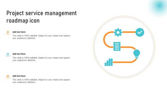 Project Service Management Roadmap Icon