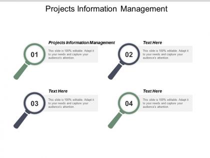 Projects information management ppt powerpoint presentation portfolio influencers cpb