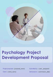 Psychology Project Development Proposal Report Sample Example Document