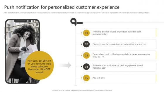 Push Notification For Personalized Customer Experience Generating Leads Through Targeted Digital Marketing