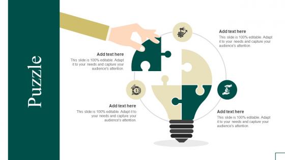 Puzzle Brand Portfolio Management Guide Ppt Icon Example Introduction Branding SS