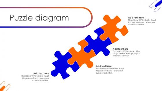 Puzzle Diagram Improving Sales Team Performance With Risk Management Techniques