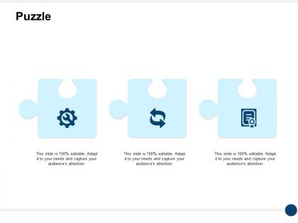 Puzzle gears and portfolio ppt powerpoint presentation file formats