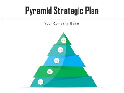 Pyramid Strategic Plan Business Goals Operational Targets Arrow Implementation