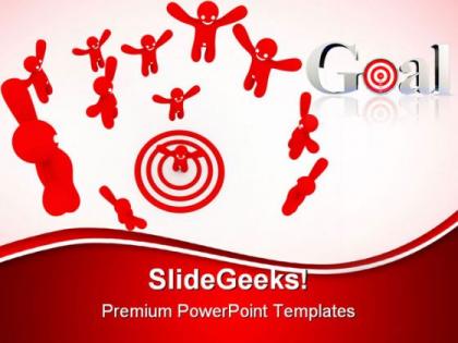 Goal concept leadership powerpoint templates and powerpoint backgrounds 0711