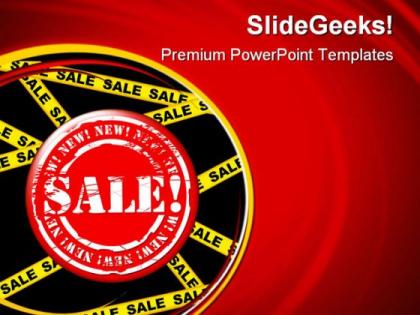 Sale tag marketing powerpoint templates and powerpoint backgrounds 0811