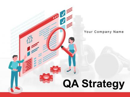 QA Strategy Assessment Assurance Strategy Business Methodology Management