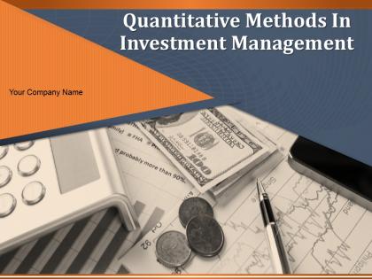 Quantitative Methods In Investment Management Powerpoint Presentation Slides