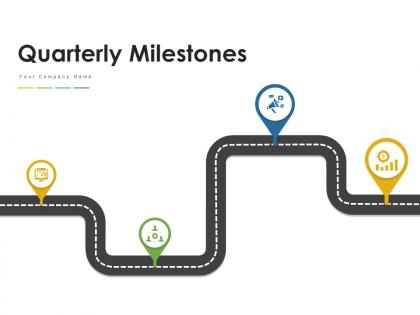 Quarterly milestones developing team process implementing plans business goals