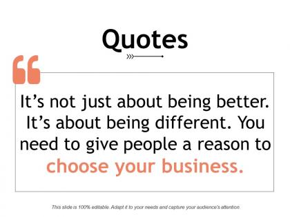 Quotes business communication c409 ppt powerpoint presentation outline outfit