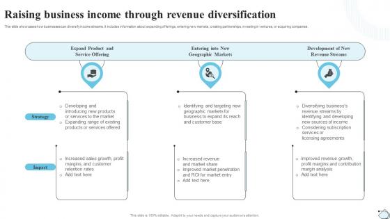 Raising Business Income Through Revenue Diversification Strategic Financial Planning Strategy SS V