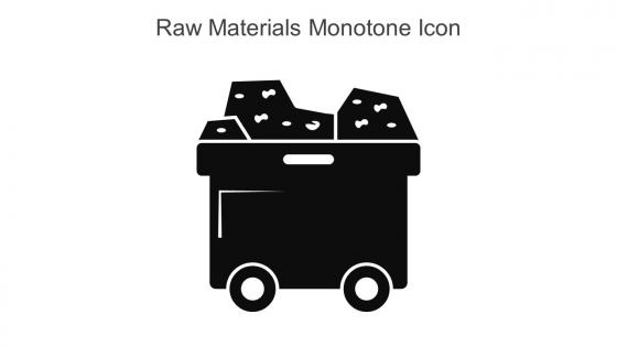 Raw Materials Monotone Icon In Powerpoint Pptx Png And Editable Eps Format