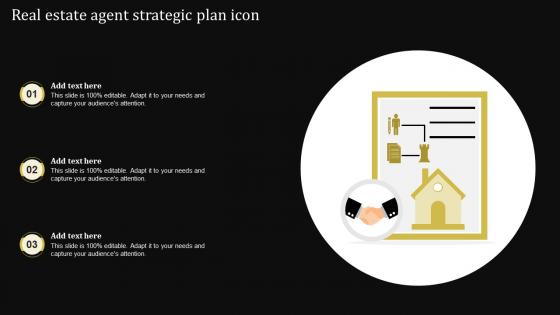 Real Estate Agent Strategic Plan Icon