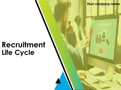 Recruitment Life Cycle Powerpoint Presentation Slides