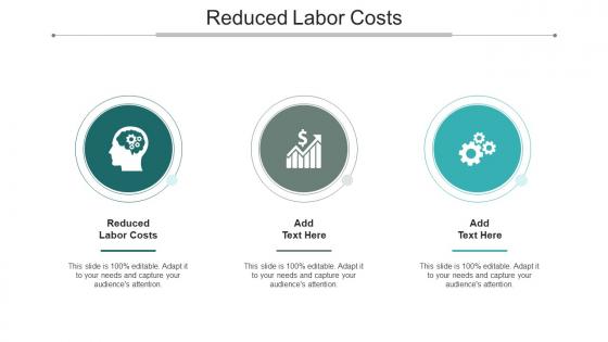 Reduced Labor Costs Ppt Powerpoint Presentation File Template Cpb