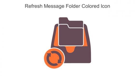 Refresh Message Folder Colored Icon In Powerpoint Pptx Png And Editable Eps Format