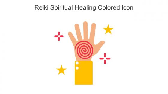 Reiki Spiritual Healing Colored Icon In Powerpoint Pptx Png And Editable Eps Format