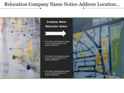 Relocation company name notice address location change shifting