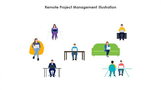 Remote Project Management Illustration