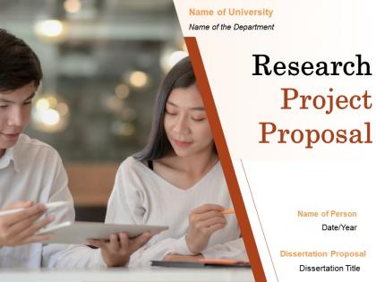 Research project proposal powerpoint presentation slides