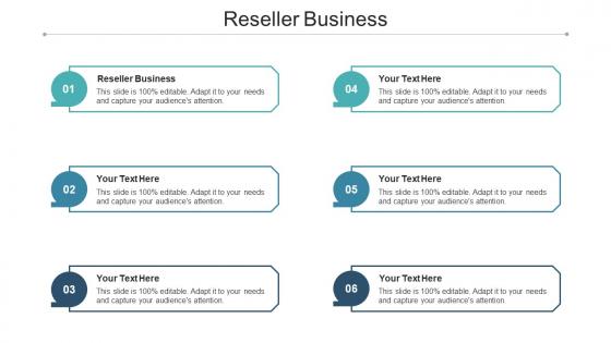 Reseller Business Ppt Powerpoint Presentation Portfolio Show Cpb