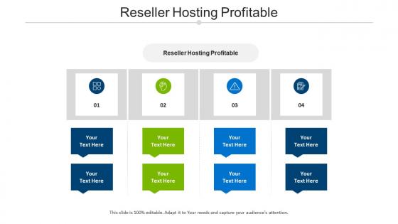 Reseller hosting profitable ppt powerpoint presentation layouts guidelines cpb