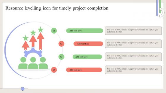 Resource Levelling Icon For Timely Project Completion