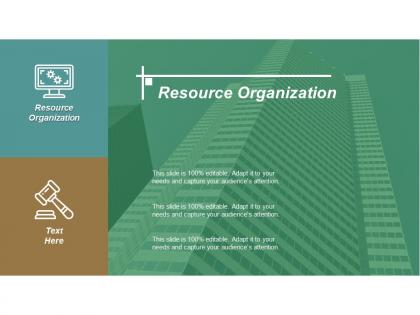 Resource organization ppt powerpoint presentation inspiration demonstration cpb