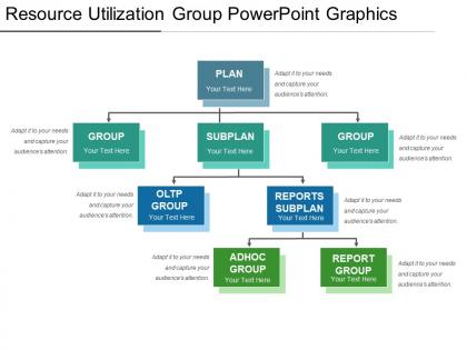 Resource utilization group powerpoint graphics