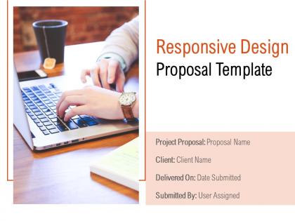 Responsive design proposal template powerpoint presentation slides