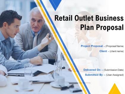 Retail Outlet Business Plan Proposal Powerpoint Presentation Slides