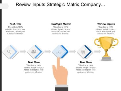 Review inputs strategic matrix company performance strategic questions cpb