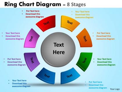 Ring chart diagram process ppt templates 12