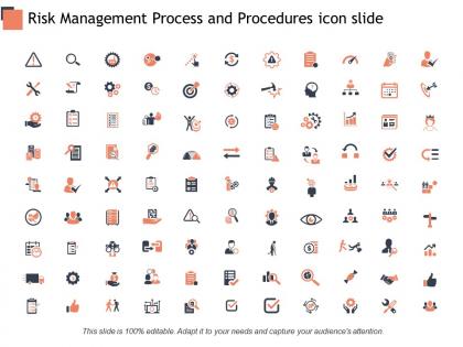 Risk Management Process And Procedures Icon Slide Treat C410 Ppt Powerpoint