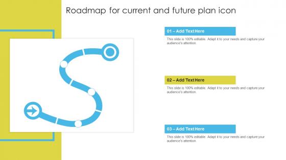 Roadmap For Current And Future Plan Icon