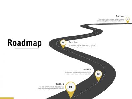 Roadmap four stage c1301 ppt powerpoint presentation portfolio pictures