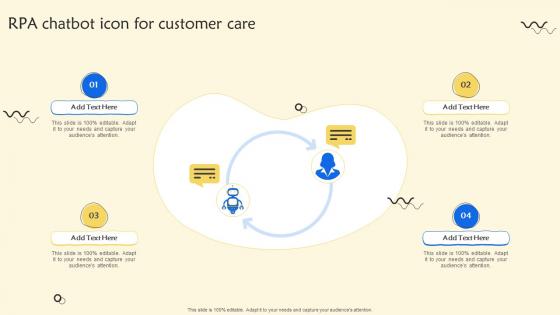 RPA Chatbot Icon For Customer Care