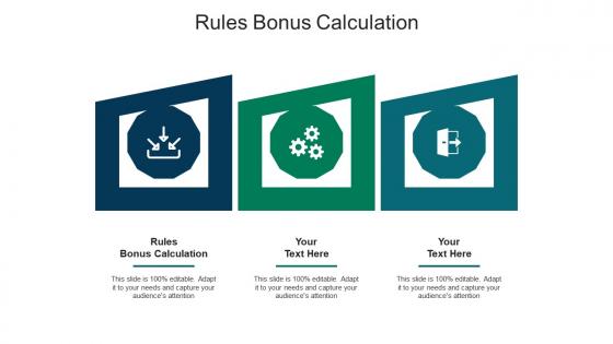 Rules bonus calculation ppt powerpoint presentation infographics model cpb