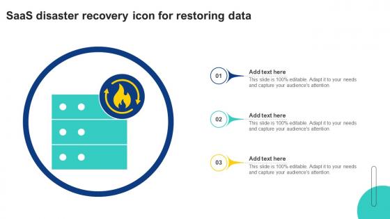 Saas Disaster Recovery Icon For Restoring Data