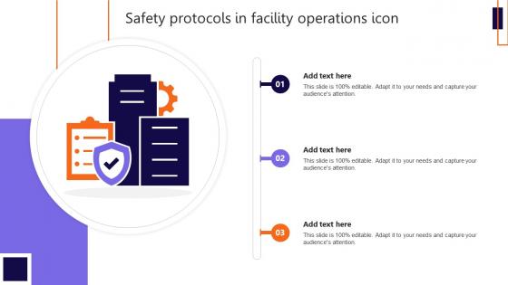 Safety Protocols In Facility Operations Icon