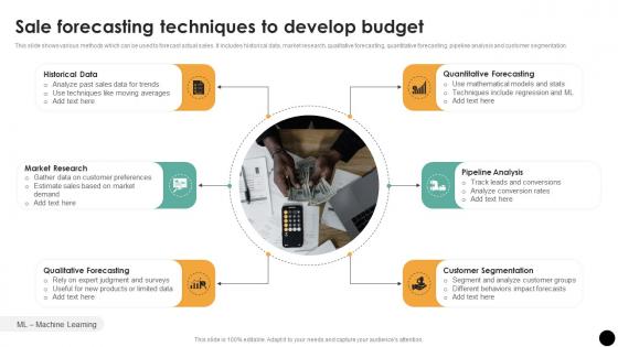 Sale Forecasting Techniques To Develop Budget Budgeting Process For Financial Wellness Fin SS