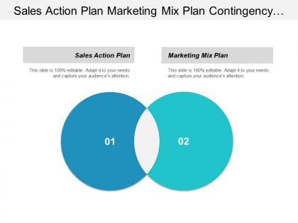 Sales Action Plan Marketing Mix Plan Contingency Business Cpb