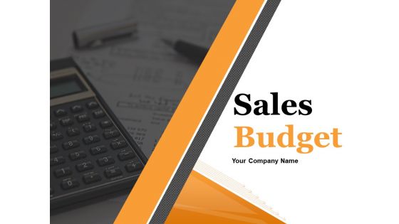 Sales Budget Powerpoint Presentation Slides