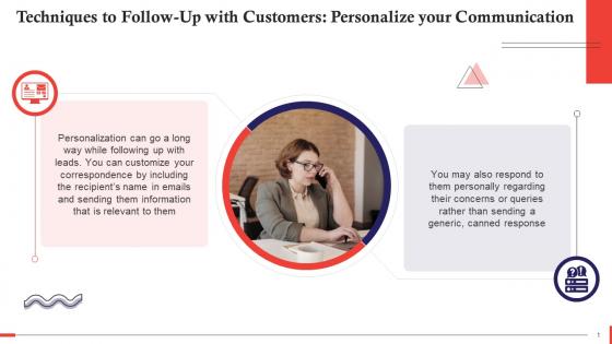 Sales Follow Up Method Personalizing Communication Training Ppt