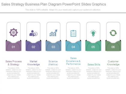 Sales strategy business plan diagram powerpoint slides graphics