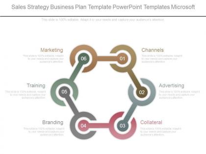 Sales strategy business plan template powerpoint templates microsoft