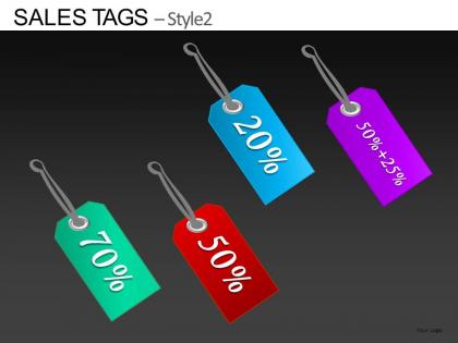 Sales tags style 2 powerpoint presentation slides db