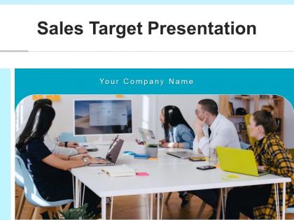 Sales target presentation performance strategy dashboard executive historical targeted