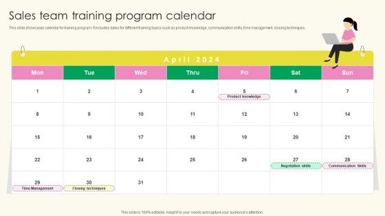 Sales Team Training Program Calendar Implementing Effective Sales Training