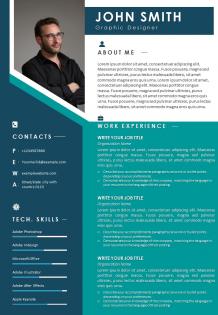 Sample curriculum vitae template with career achievements